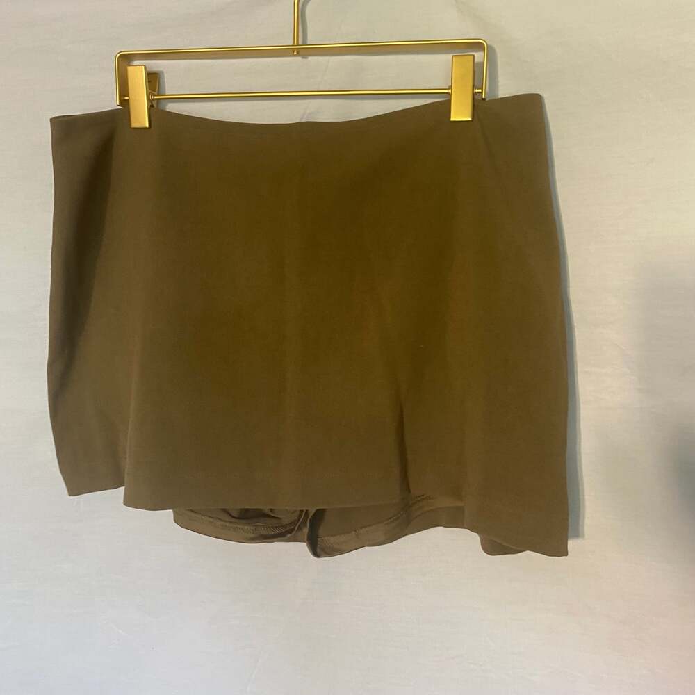 WeWoreWhat Mini Suiting Skirt Skort in Dark Grey Sz 12 NWT